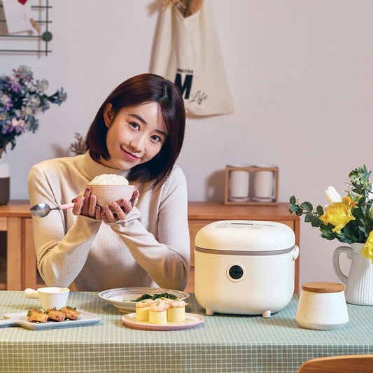 Bear RC-5L30A19: Rice Cooker | 3 L Mini Size | Multiple Functions | Iron Inner Pot