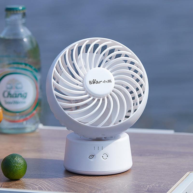 Bear Electric Fan DFS-C09C5, Desktop Electric Fan, Portable Electric Fan, Rechargeable - YOURISHOP.COM