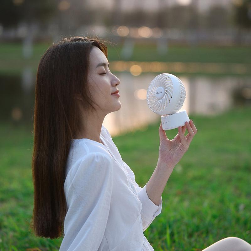 Bear Electric Fan DFS-C09C5, Desktop Electric Fan, Portable Electric Fan, Rechargeable - YOURISHOP.COM