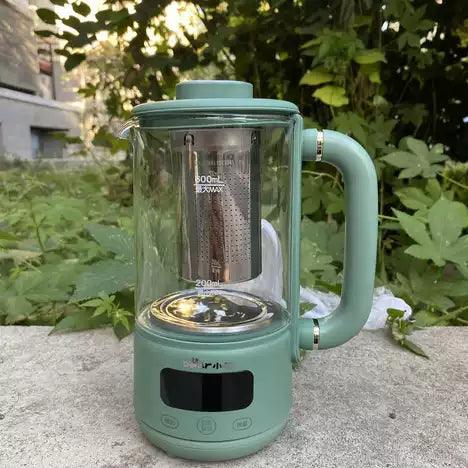 Bear health pot YSH-C06Q6, mini 600ml, multi-functional, antique green - YOURISHOP.COM