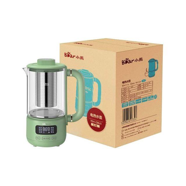 Bear health pot YSH-C06Q6, mini 600ml, multi-functional, antique green - YOURISHOP.COM