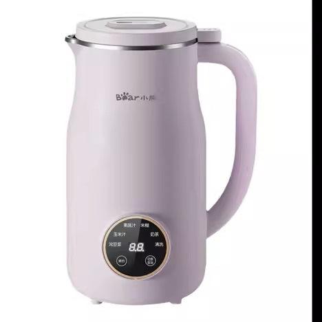 Bear Soybean Milk Maker DJJ-E02J2, multi-functional, mini, 600 ml, suitable for 1 to 2 people, purple,lilac - YOURISHOP.COM