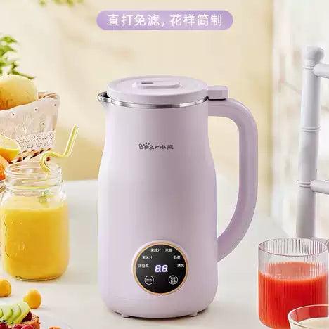 Bear Soybean Milk Maker DJJ-E02J2, multi-functional, mini, 600 ml, suitable for 1 to 2 people, purple,lilac - YOURISHOP.COM