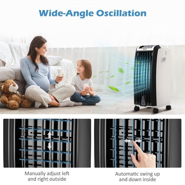 COSTWAY EP23666A Air Cooler| Evaporative| Portable| 3 Wind Modes and Timer - YOURISHOP.COM