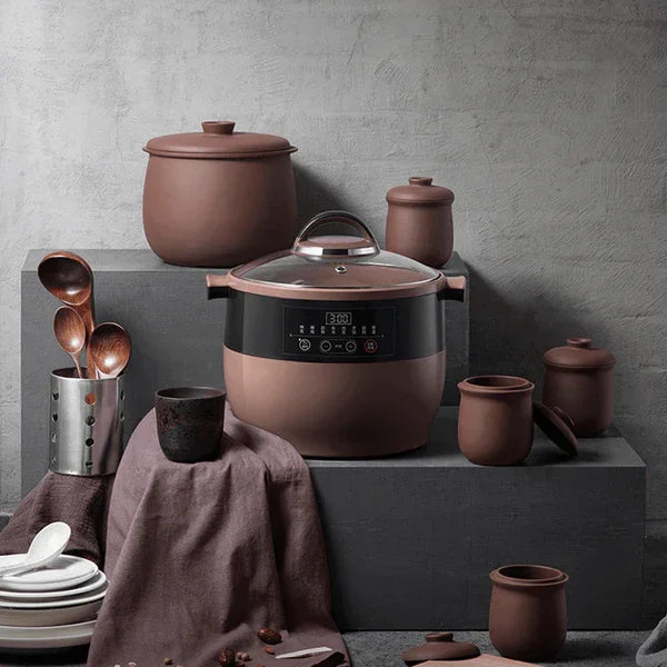 DDZ-B45Z2: Bear Purple Clay Electric Stew Pot,4.5Liter - YOURISHOP.COM