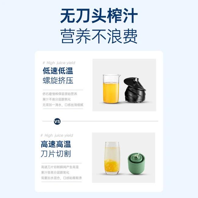 Joydeem juicer JD-YZ9901, household original juice machine, residue juice separation, multi-functional fully automatic fruit and vegetable juicer, coconut milk white - YOURISHOP.COM