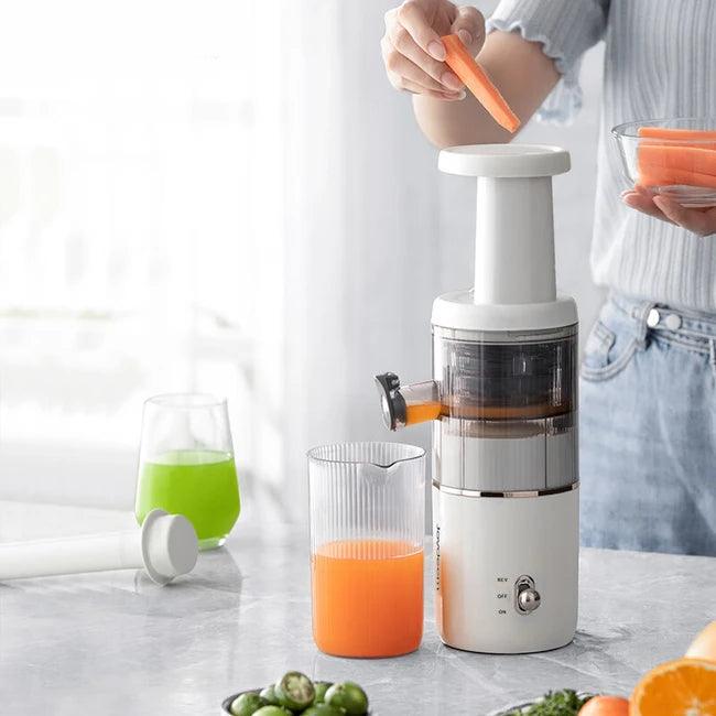 Joydeem juicer JD-YZ9901, household original juice machine, residue juice separation, multi-functional fully automatic fruit and vegetable juicer, coconut milk white - YOURISHOP.COM