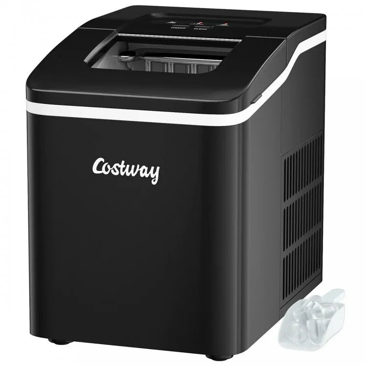 Portable Ice Maker 26lbs/24h | Party Ice Machine Countertop | Costway EP24744US - YOURISHOP.COM