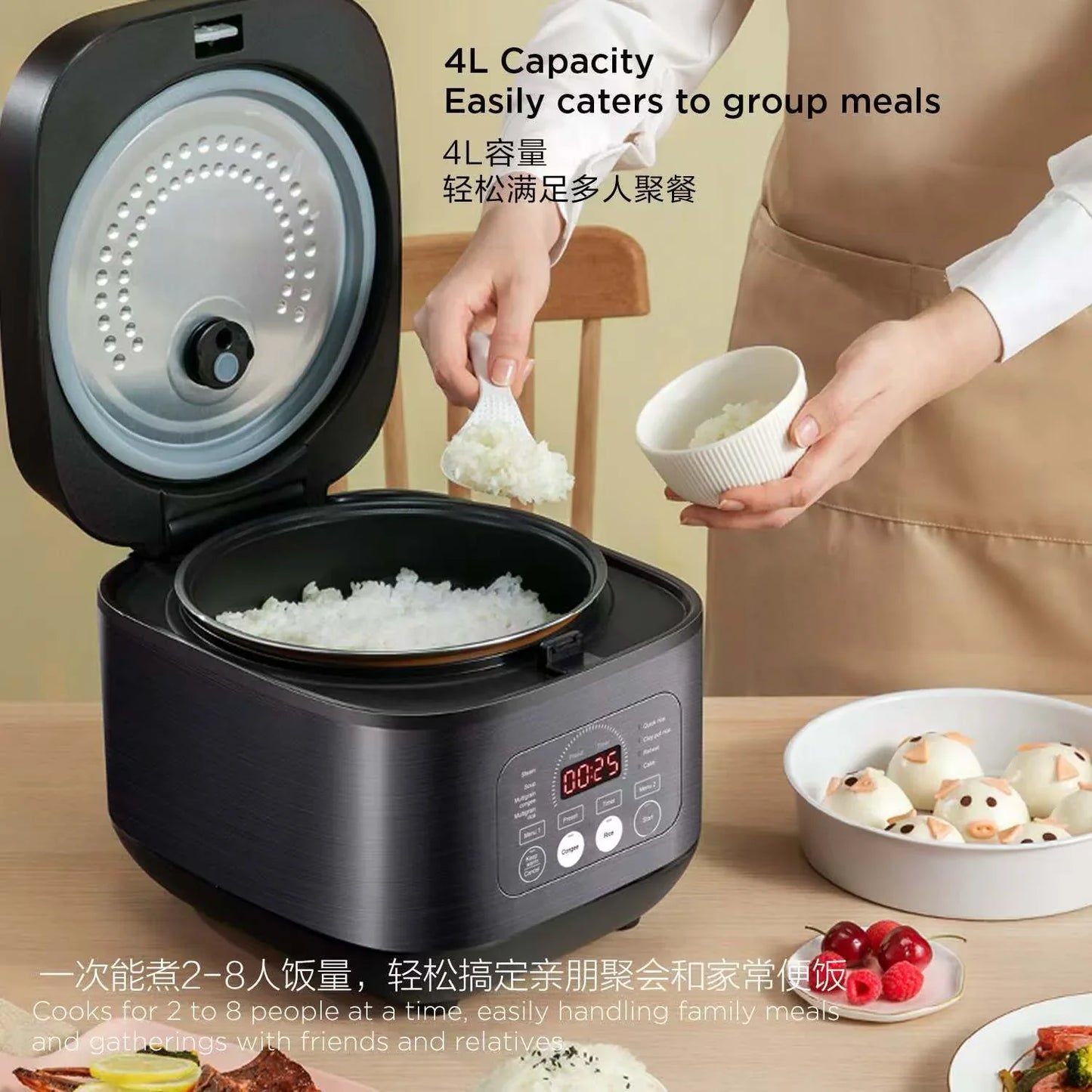 SUPOR Rice Cooker SH40HP69US | 4L Capacity | Multiple Functions | Yourishop.com - YOURISHOP.COM