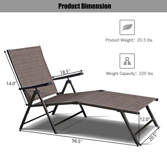 Adjustable chaise lounge 60978532,outdoor patio pool - YOURISHOP.COM