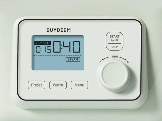 BUYDEEM Electric Steamer G563-A501 | 2 Tire Stainless Steel Steamer | 1500W - YOURISHOP.COM