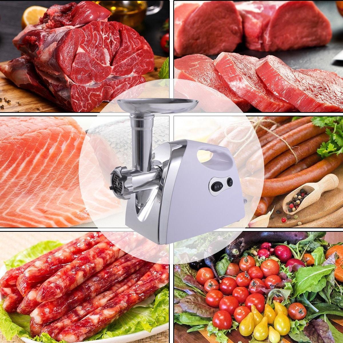 Costway Meat Grinder KC51951US,Electric 1200W Sausage Stuffer Maker - YOURISHOP.COM