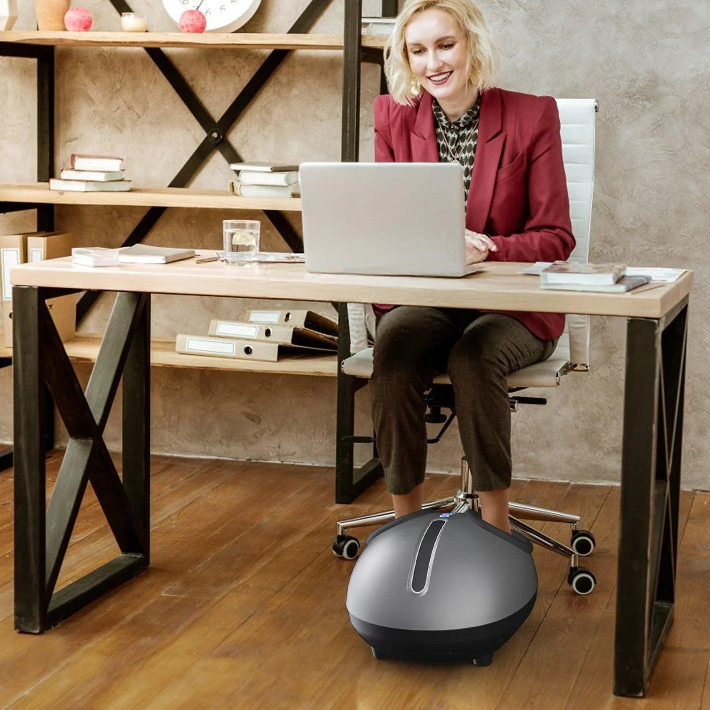 Costway Therapy Foot Massager 35187029,Heat Air Kneading Plantar Shiatsu - YOURISHOP.COM