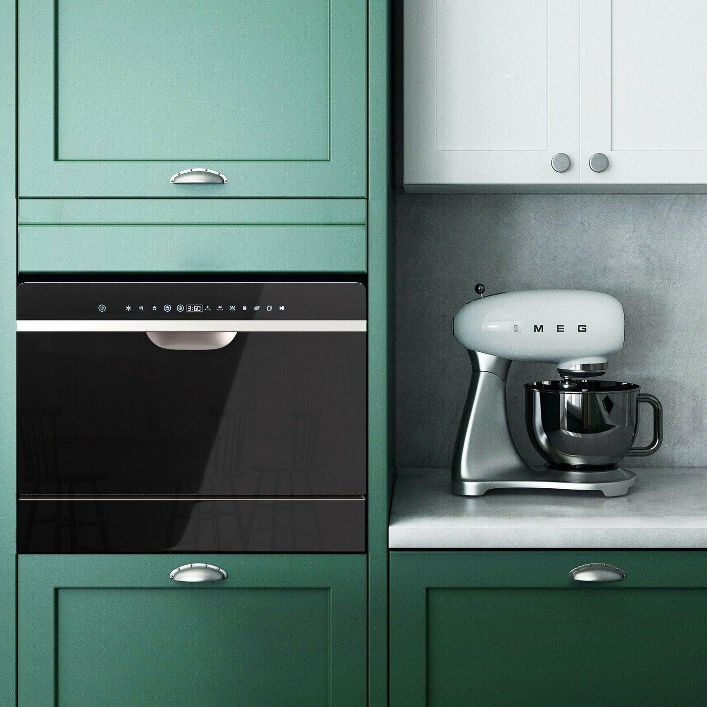 Dishwasher Machine FP10017 with 5 Programs,6 Place Setting Countertop or Built-in - YOURISHOP.COM