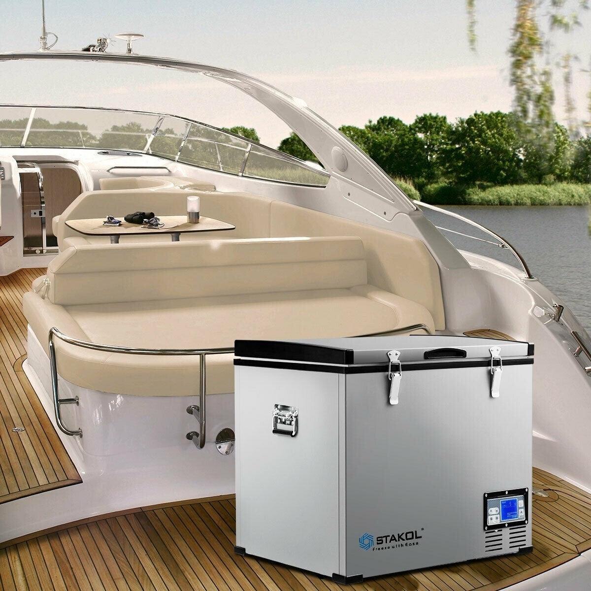 Electric Car Cooler EP23960,Portable Compressor Camping 63-Quart - YOURISHOP.COM