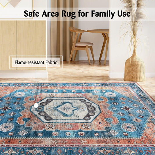 Indoor Area Rug 81365047,5 x 7 Inch Non-Shedding Distressed Vintage - YOURISHOP.COM