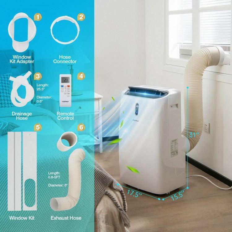 Portable Air Conditioner FP10116US-WH with APP and WiFi Control,14000 BTU - YOURISHOP.COM