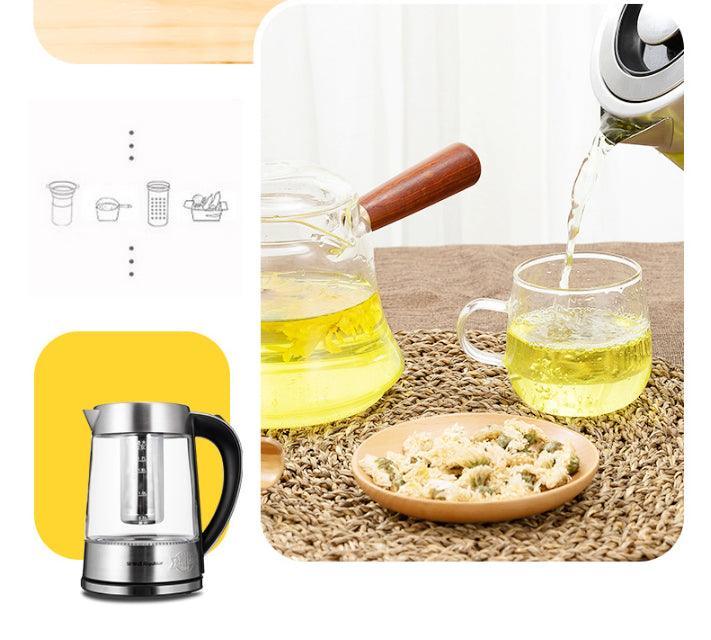 Royalstar 304 stainless glass electric kettle GL2000A,1500W - YOURISHOP.COM