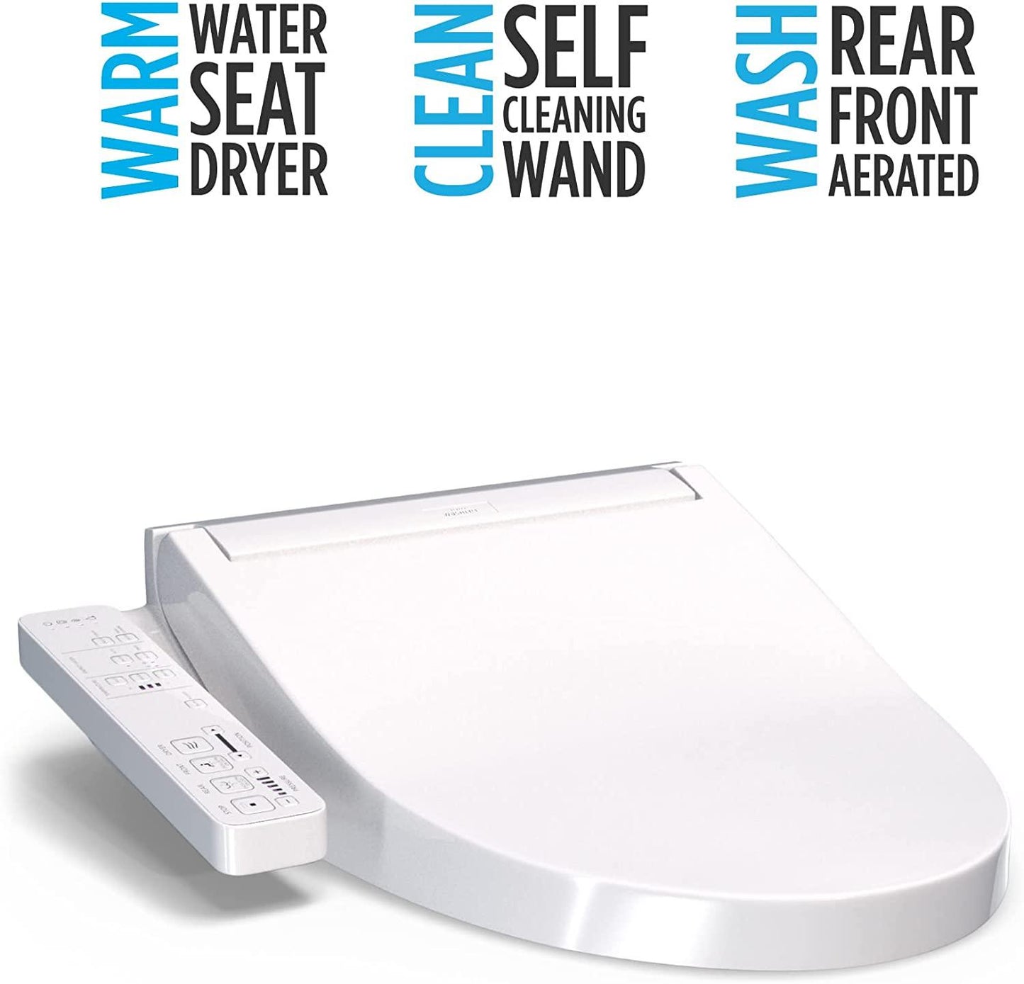 TOTO WASHLET KC2,Electronic Bidet Toilet Seat with Heated Seat and SoftClose Lid, Cotton White - YOURISHOP.COM