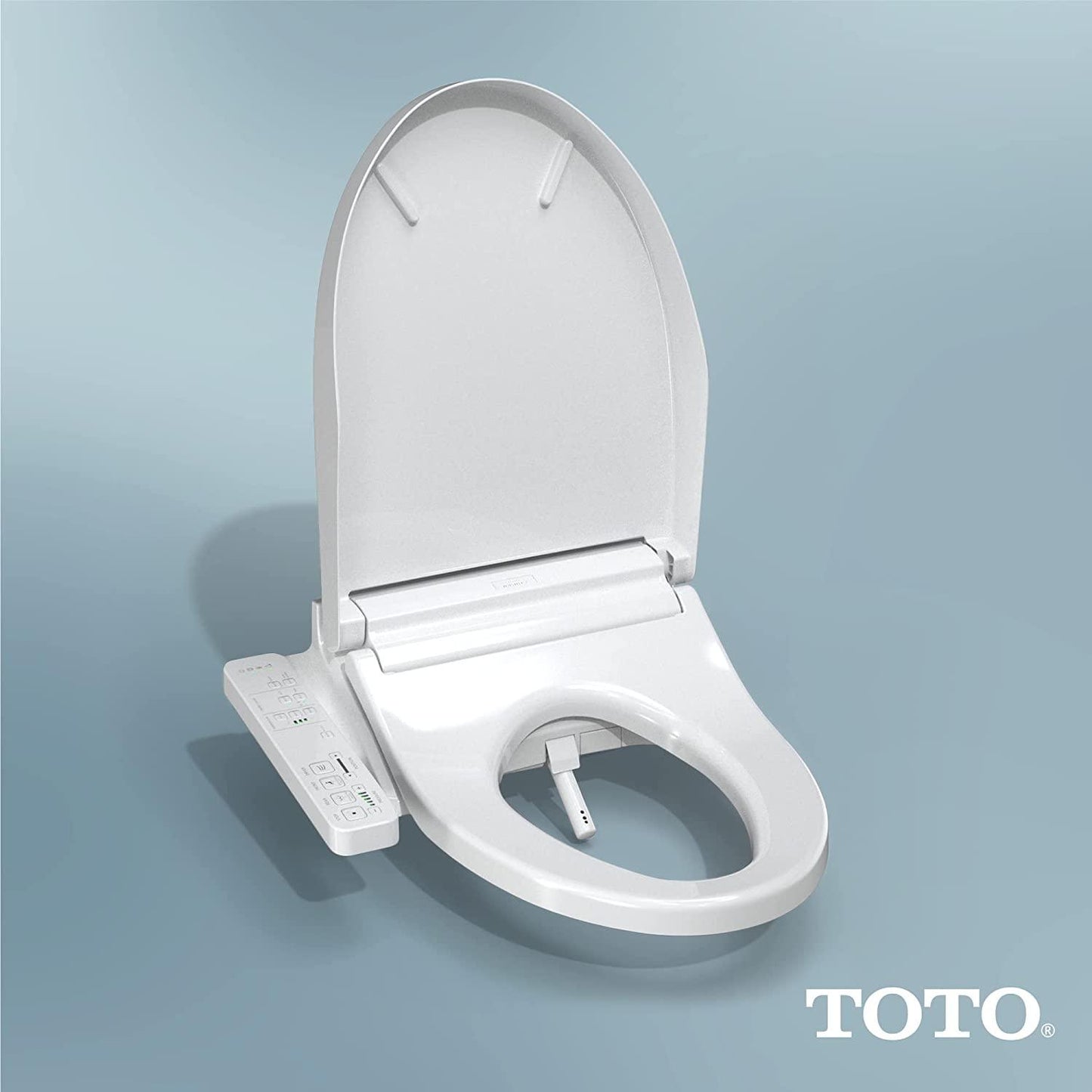 TOTO WASHLET KC2,Electronic Bidet Toilet Seat with Heated Seat and SoftClose Lid, Cotton White - YOURISHOP.COM