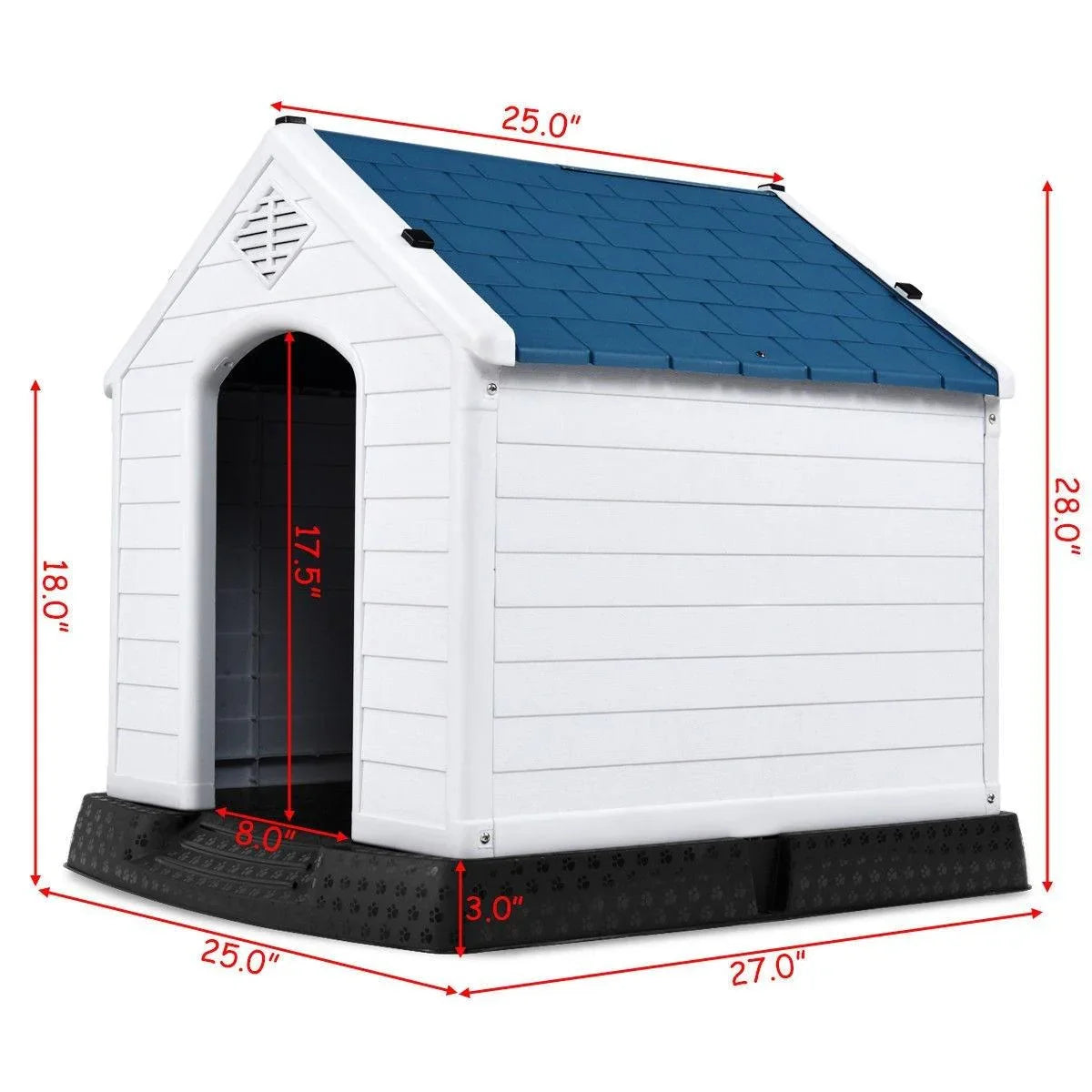 Ventilate Pet Puppy House PS7065,Plastic Waterproof,Easy To Clean - YOURISHOP.COM