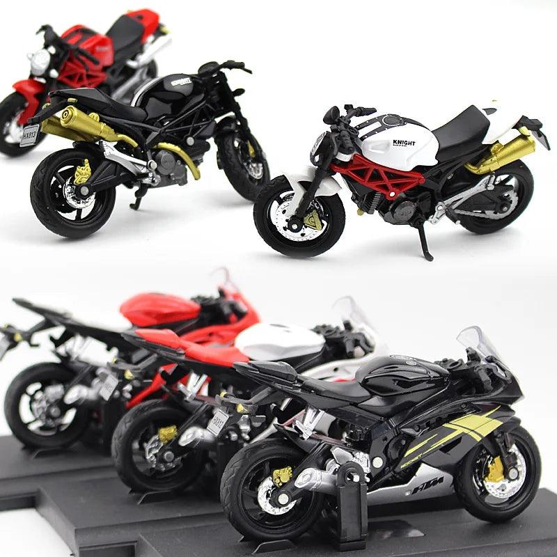 1:18 Children Collection Gift Simulation Motorcycle Model Toy cake decoration Off-road Vehicle kids toys Christmas birthday gift - YOURISHOP.COM