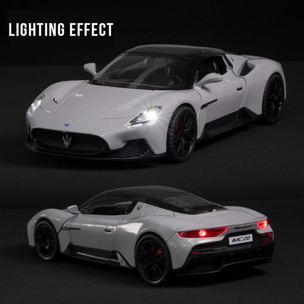 1:24 Simulation Maserati MC20 SPORT Alloy Cars Toy Diecast Vehicles Metal Model Car Decoration For Kids Christmas Gift Boy Toy - YOURISHOP.COM