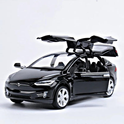 1:32 Tesla MODEL X Alloy Car Model Diecasts & Toy Vehicles Toy Cars Free Shipping Kid Toys For Children Christmas Gifts Boy Toy - YOURISHOP.COM