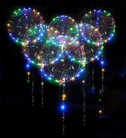 10 Packs LED Light Up BoBo Balloons Decoration Indoor or Outdoor Birthday Wedding new Year Party Christmas Celebrations - YOURISHOP.COM