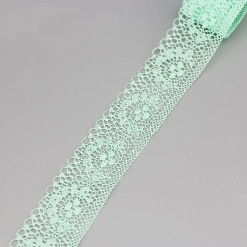 (10 yards/roll) 40mm white lace fabric Webbing Decoration packing Material - YOURISHOP.COM