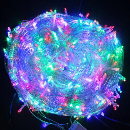10M 20M 50M 100M Christmas Garland Lights Led String Fairy Light Festoon Lamp Outdoor Decorative Lighting for Wedding Party - YOURISHOP.COM