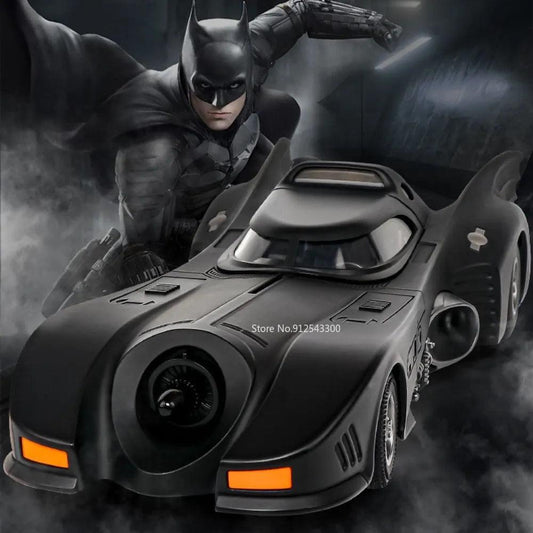 1/18 Scale Batmobile Toy Car Model Alloy Diecast Sound Light Can Turn Scale Model Car - YOURISHOP.COM