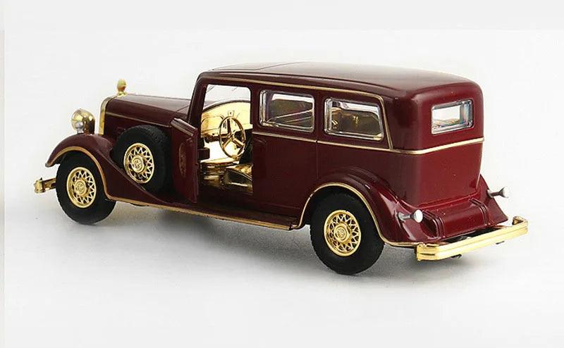 1/32 Alloy Emperor Retro Classic Vehicle Toy Cars Pull Back Light Sound Die Cast Model Car Toys - YOURISHOP.COM
