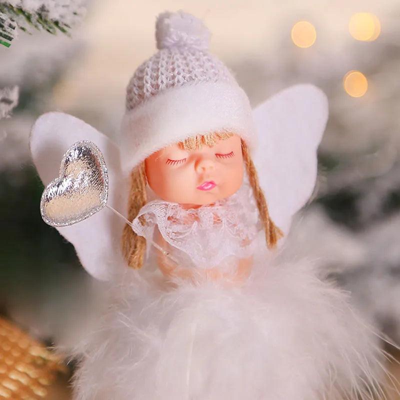 2022 Xmas Cute Angel Dolls Merry Christmas Tree Decorations for Home Navidad Ornaments Noel Natal Decor 2023 New Year Kid Gifts - YOURISHOP.COM