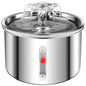 2L Stainless Steel Cat Drinker Dog Drinking Bowl Auto Pet Drinker Bowl Cat Water Fountain 5V USB Powered - YOURISHOP.COM