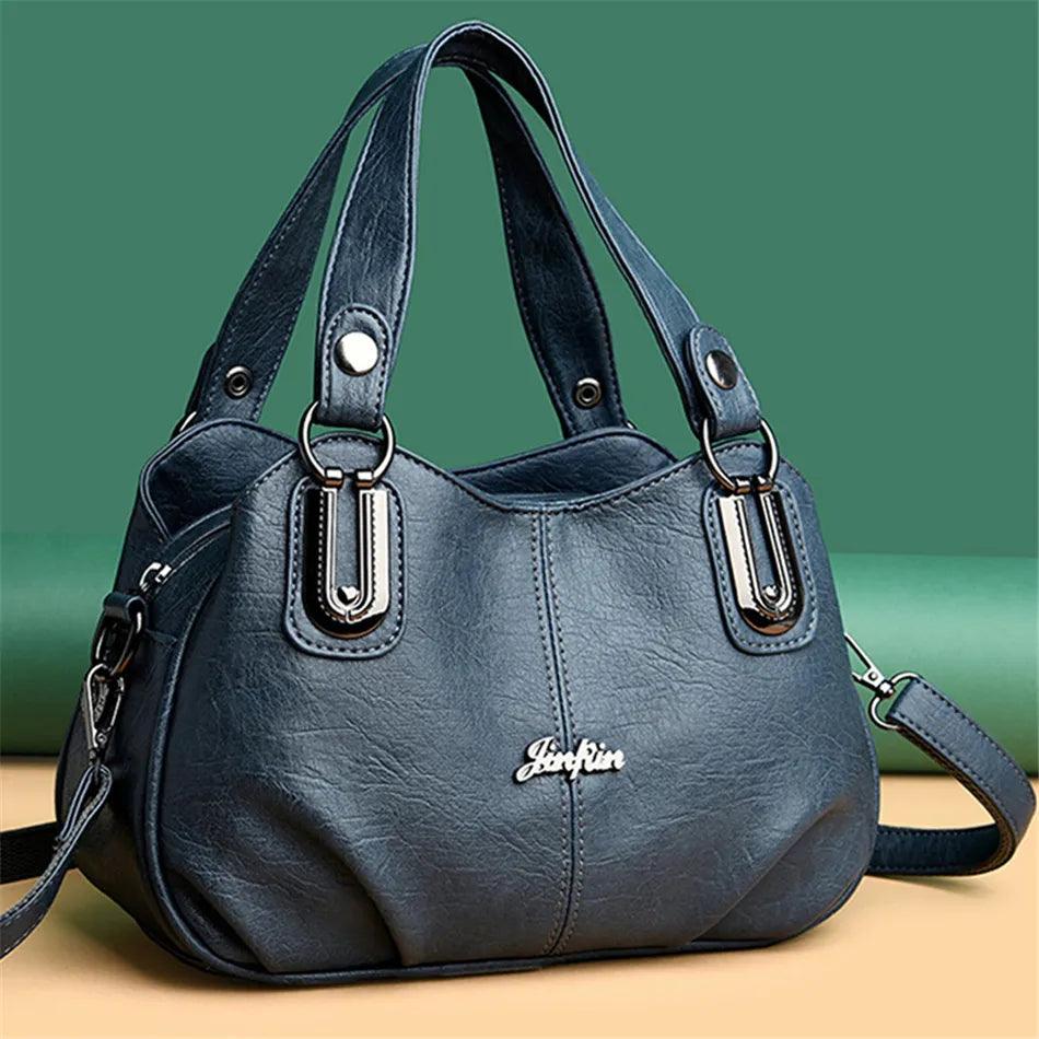 3 Layers High Quality Soft Leather Ladies Shoulder Crossbody Bags for Women 2021 Luxury Handbags Women Bags Designer Handbags - YOURISHOP.COM
