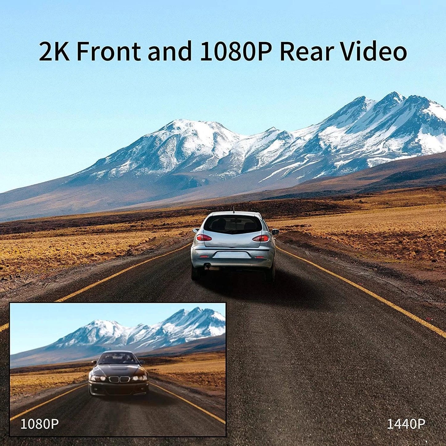 360 Dash Cam G500H, Front 2K FHD Rear 1080P - YOURISHOP.COM