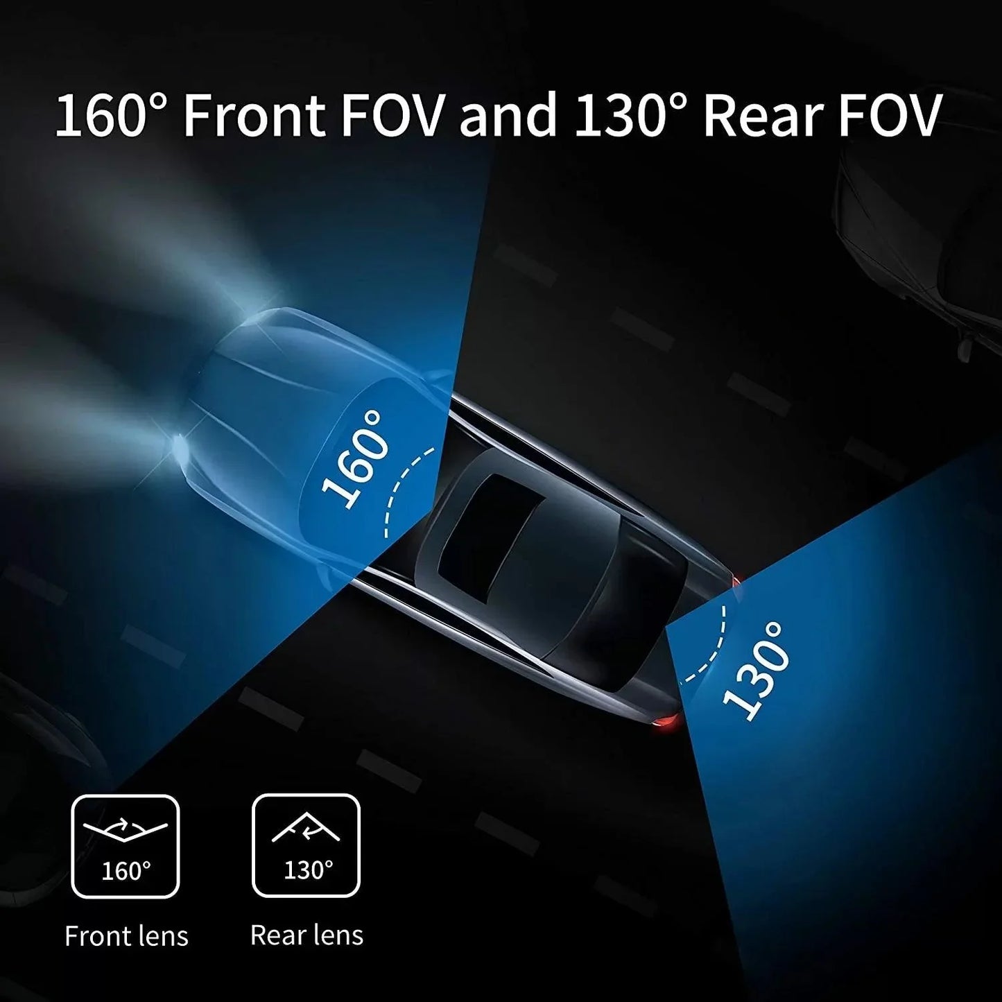 360 Dash Cam G500H, Front 2K FHD Rear 1080P - YOURISHOP.COM