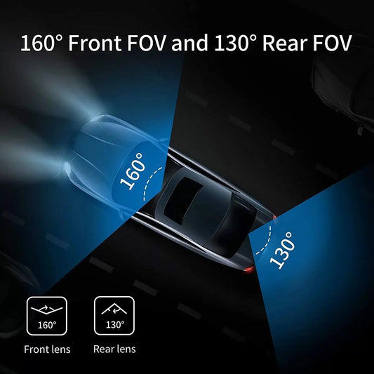 360 Dash Cam G500H, Front 2K FHD Rear 1080P - YOURISHOP.COM