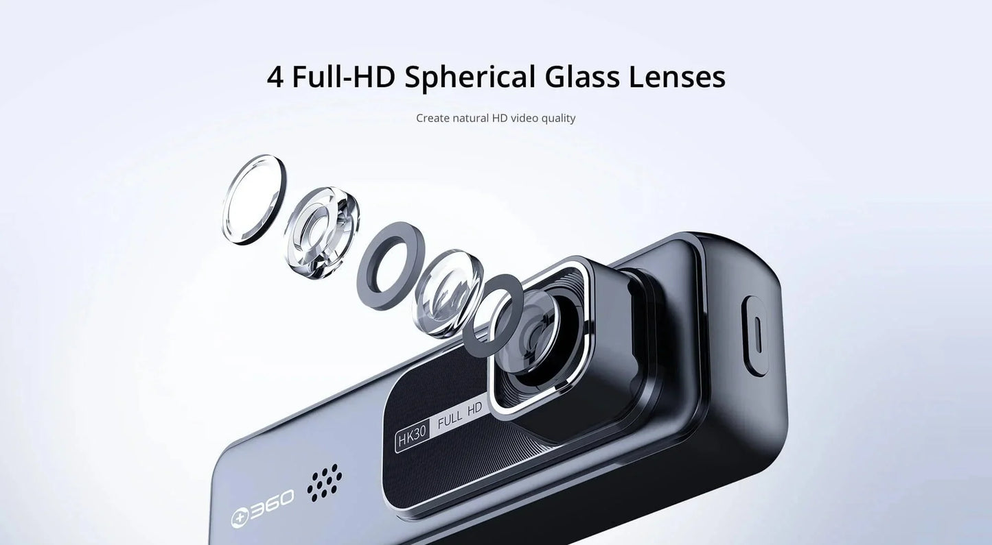 360 driving recorder HK30| 1080P| 130 degree wide-angle| high-definition - YOURISHOP.COM