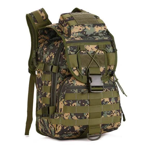 40L Large Capacity Man Army Tactics Backpacks Military Assault Bags 900D Waterproof Molle Travel Bag Mochila Tactica - YOURISHOP.COM