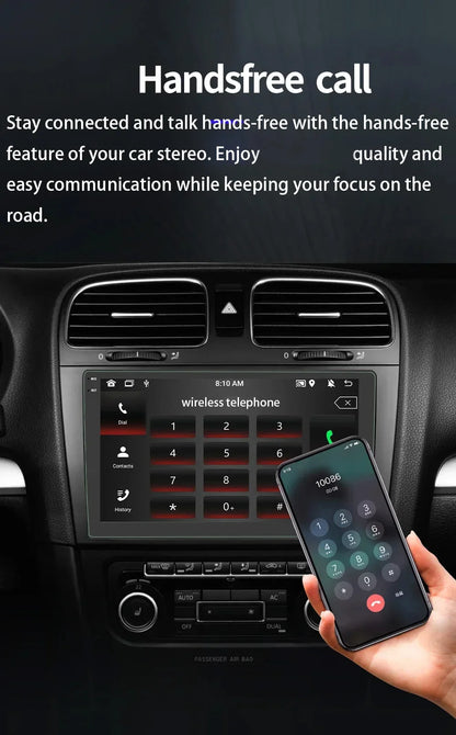 4G 64G Android13 2 Din Car Radio Carplay Android Auto 9“ Universal Multimedia Player DSP RDS AHD GPS WIFI Auto Radio - YOURISHOP.COM