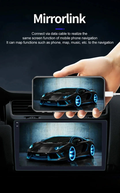 4G 64G Android13 2 Din Car Radio Carplay Android Auto 9“ Universal Multimedia Player DSP RDS AHD GPS WIFI Auto Radio - YOURISHOP.COM