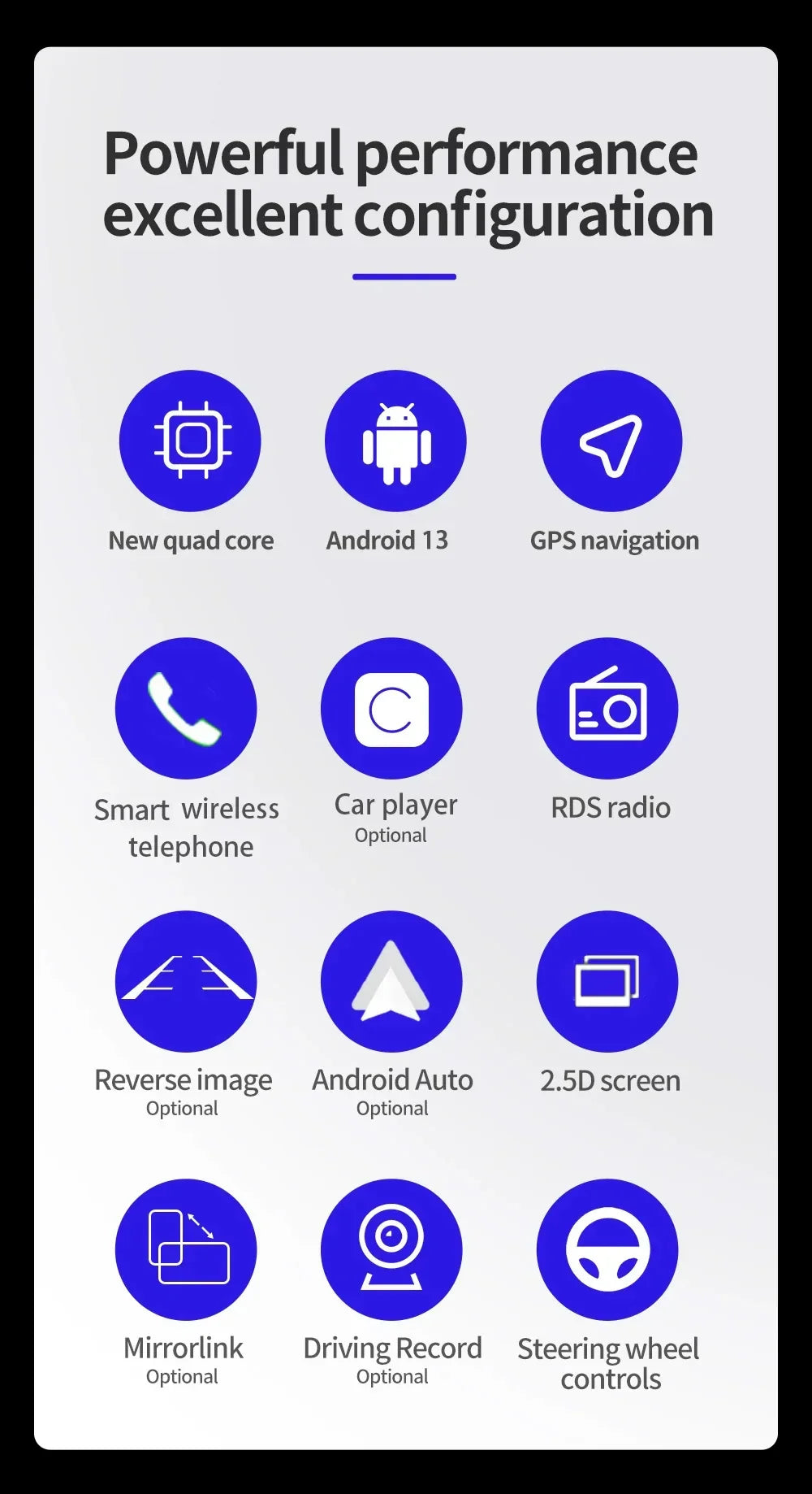 4G 64G Android13 2 Din Car Radio Carplay Android Auto 9“ Universal Multimedia Player DSP RDS AHD GPS WIFI Auto Radio - YOURISHOP.COM