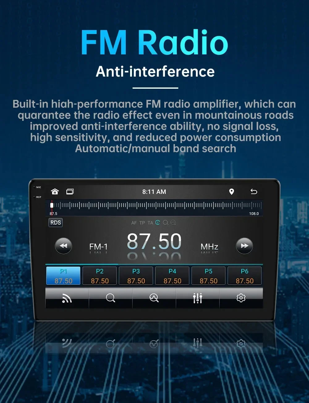 4G 64G Android13 2 Din Car Radio Carplay Android Auto 9“ Universal Multimedia Player DSP RDS AHD GPS WIFI Auto Radio - YOURISHOP.COM