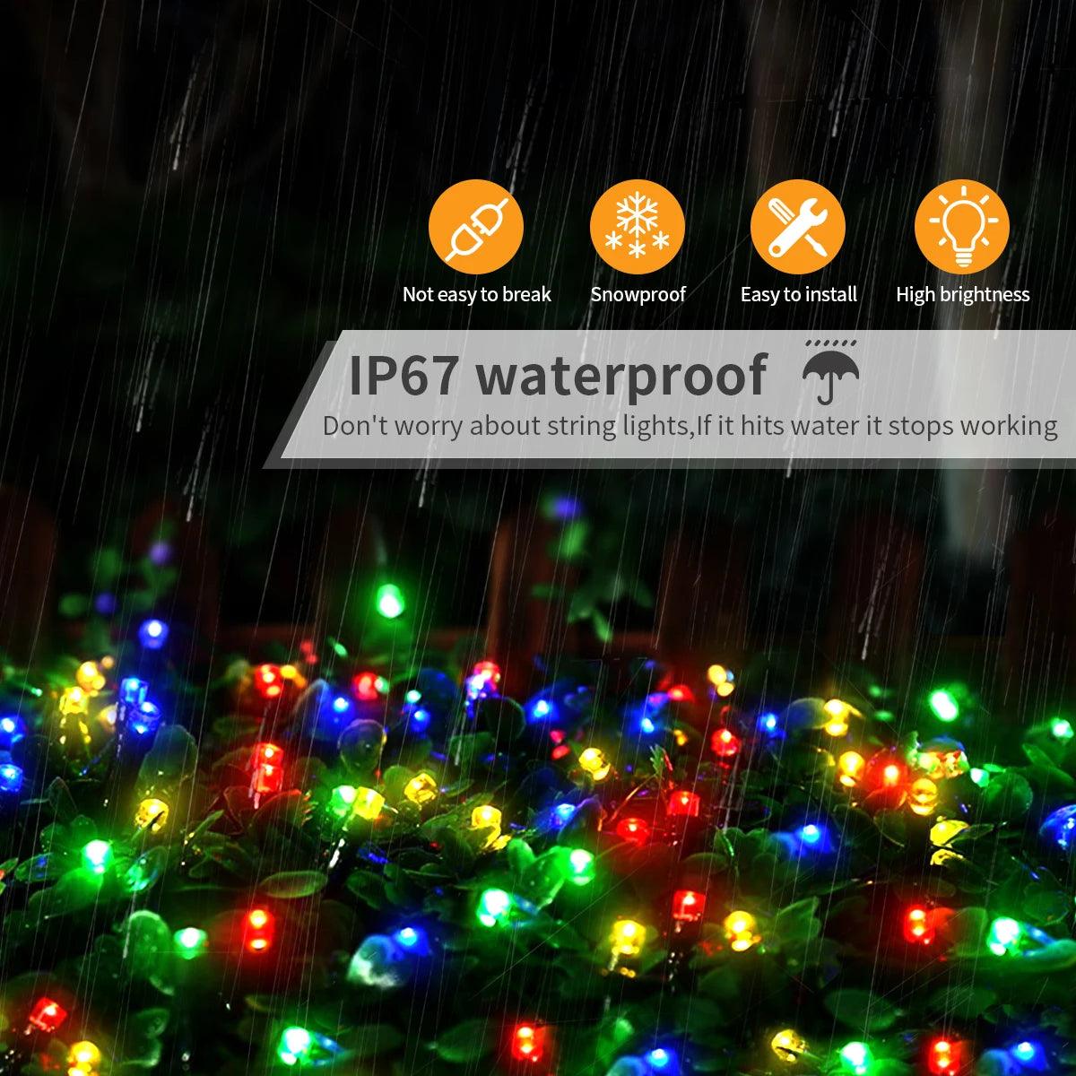 50M 100M 24V LED Christmas Lights Fairy Garland String Light Waterproof For Outdoor Garden Home Holiday New Year Party Decor - YOURISHOP.COM