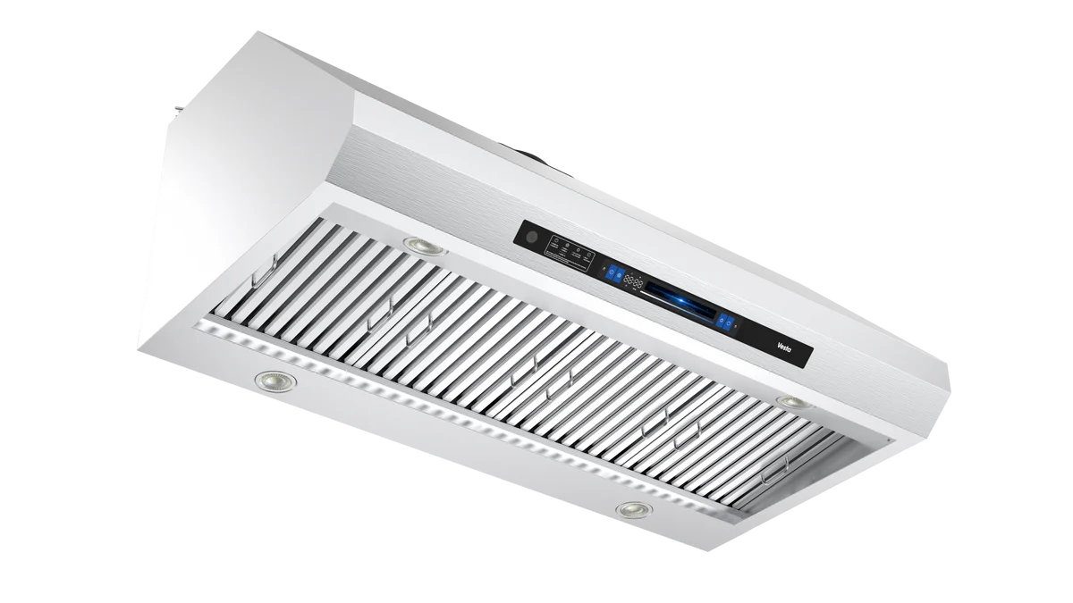 Vesta Buffalo Under Cabinet Smart Range Hood | 1000 CFM Ultra-Powerful Suction | Smart Motion Gesture & Touch Controls | Commercial Baffle Filters