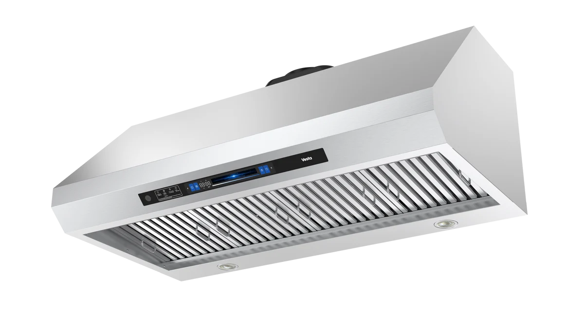 Vesta Buffalo Under Cabinet Smart Range Hood | 1000 CFM Ultra-Powerful Suction | Smart Motion Gesture & Touch Controls | Commercial Baffle Filters