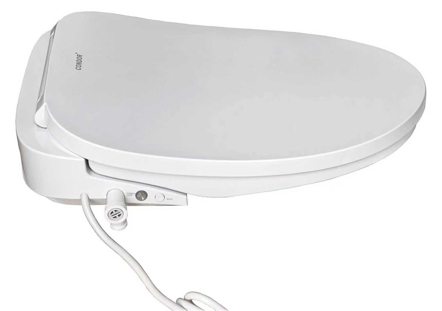Condor C-FIM535: Instant heating smart toilet seat, convenient remote control, easy to install, elongated size