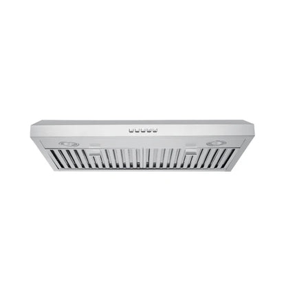 Vesta Concord 30" Under Cabinet Range Hood | 750 CFM Powerful Dual Motors | Stainless Steel Baffle Filters | 120V